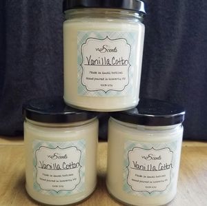 🌈 VANILLA COTTON SOY CANDLE